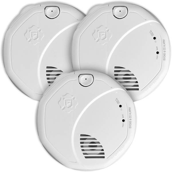 Smoke & Carbon Monoxide Alarm, 3 Pack